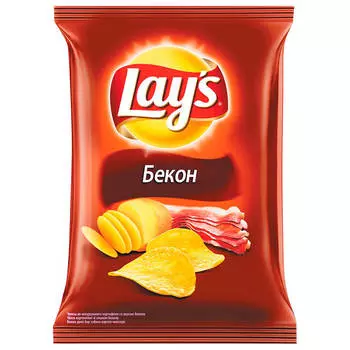 Чипсы Lay's 150г бекон
