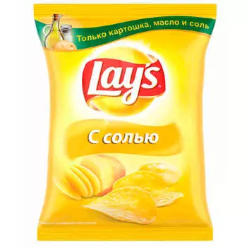 Чипсы Lay's 150г с солью