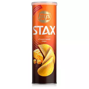 Чипсы Lay's Stax 140г сыр туба