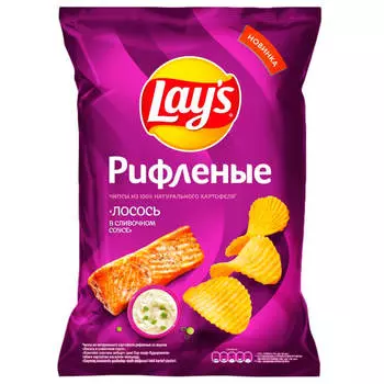 Чипсы Lays 150г лосось в сливочном соусе