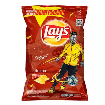 Чипсы Lays 90г бекон