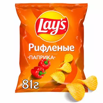 Чипсы лейс 81 г паприка