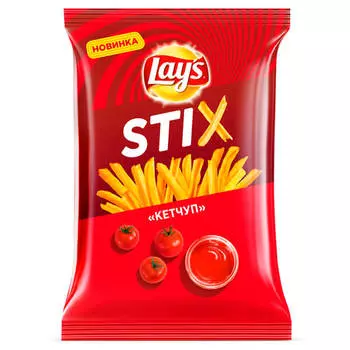 Чипсы лейс стикс 125 г кетчуп