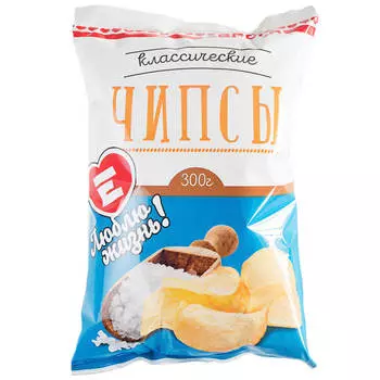Чипсы Люблю Жизнь с солью 300г