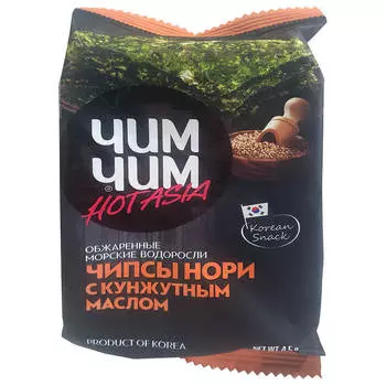 Чипсы нори чим чим 4.5 г кунжут