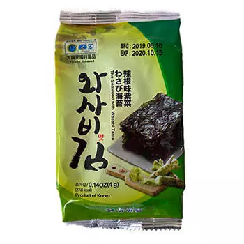 Чипсы нори такемура 4 г васаби