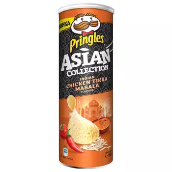 Чипсы Pringles 160г курица с индийскими специями тикка масала