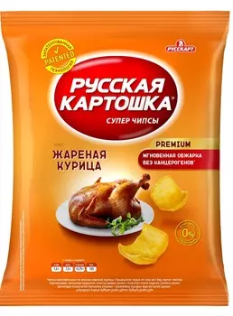 Чипсы русская картошка 140 г жареная курица