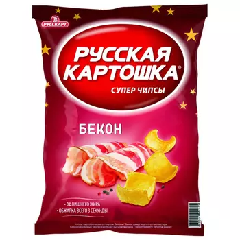 Чипсы Русская картошка 150г бекон