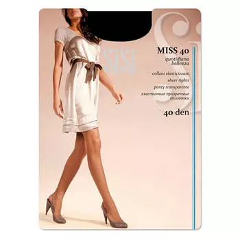 Чулки SiSi Queen 40 ден мелон р.4