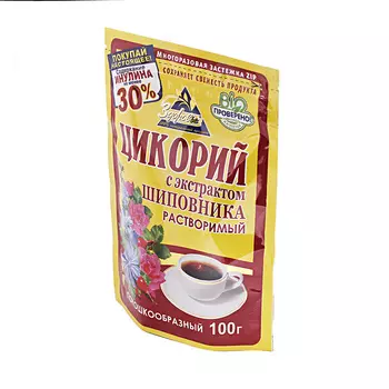 Цикорий Здоровье с экстрактом шиповника 100г
