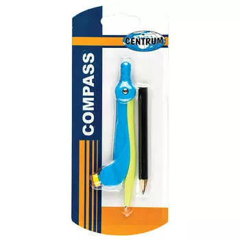 Циркуль центрум с чернографитным карандашем 89402