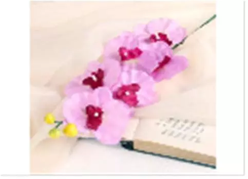 Цветок искуственный орхидея 9*60см сиреневая 3534213