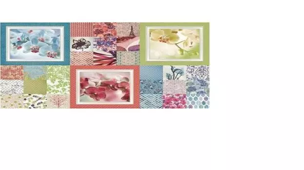 Декор 25*25,5см стремление самоклеющийся микс 503179