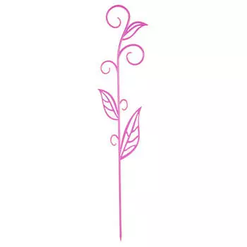 Держатель д/орхидеи н60 бордо с листком техоснастка пи-16-1тх