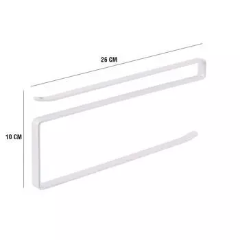 Держатель для бумажных полотенец подвесной Unigood 26*10см белый ea19055