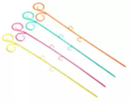 Держатель для орхидеи н60 оранжевый флюр техоснастка пи-14-5тх