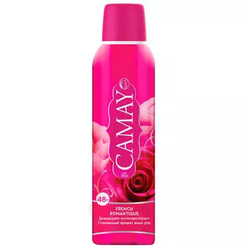 Дезодорант Camay 150мл аромат алых роз