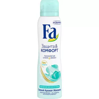 Дезодорант Fa 150мл спрей защита и комфорт аромат жасмина
