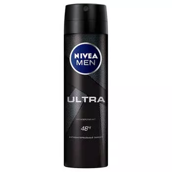 Дезодорант Nivea men 150мл спрей ультра