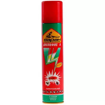 Дихлофос варан 180г универсальный от клопов мух муравьев