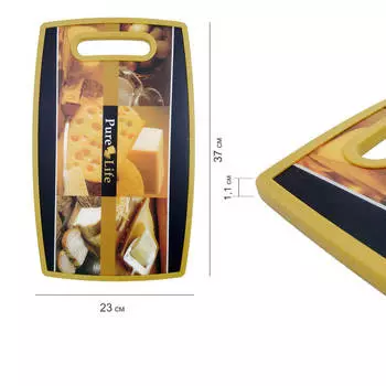 Доска разделочная 37*23*1,1см Тут Просто пластик csq2101298