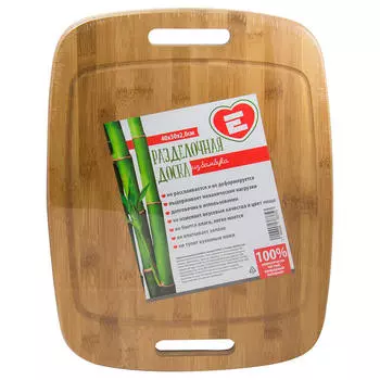 Доска разделочная Европа 40x30x2см бамбук