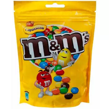 Драже M&amp;M's 360г арахис пакет