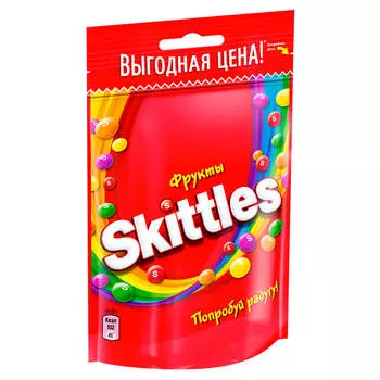 Драже Skittles 100г фрукты в сахарной глазури Wrigley's