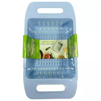 Дуршлаг 35/48*8см Верде голубой