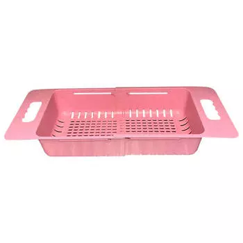 Дуршлаг раздвижной Ecoco розовый