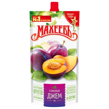 Джем махеевъ 300 г сливовый дой-пак