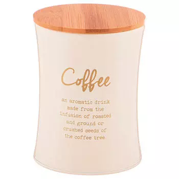 Емкость для сыпучих продуктов 11*14см Agness Тюдор кофе 790-265