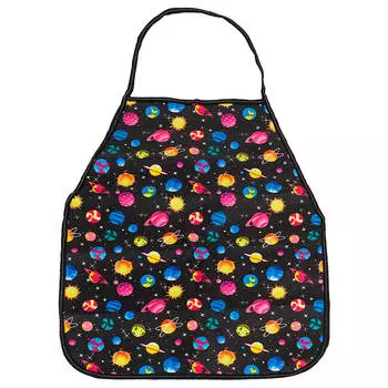 Фартук для труда Проф-Пресс планеты черный ф-2585