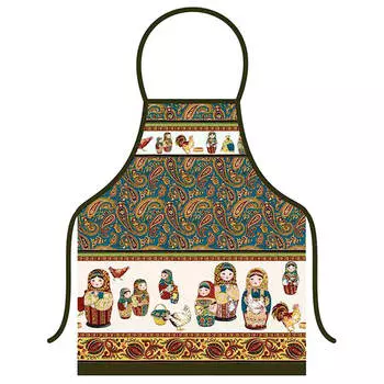 Фартук матрешки размер 52 х72 см