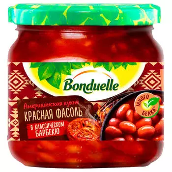 Фасоль Bonduelle 350 мл барбекю ст/б