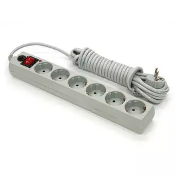 Фильтр сетевой универсал 6гн 5м белый