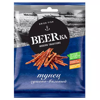 Филе Тунца Beerka 40 г соломка