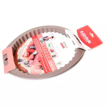 Форма для пирога 27см Attribute грейс круглая волнистый край abs302