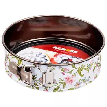 Форма для выпечки 18см Agness разъемная антипригарное покрытие 904-040