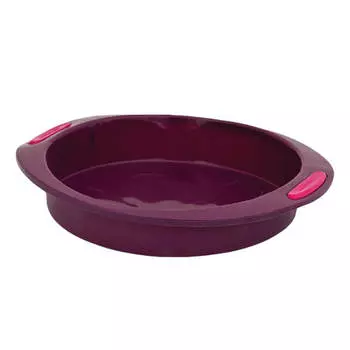 Форма для выпечки круглая 25см силикон abs203