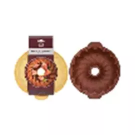 Форма для выпечки мармитон кекс с отверстием ручками 28*25*5 см силикон