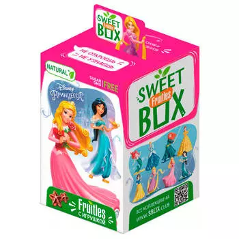 Фруктовые пастилки Sweet Box дисней принцессы с игрушкой 5г Конфитрейд