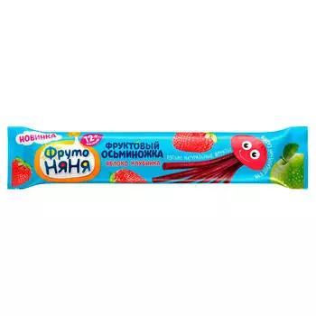 Фруктовый осьминожка Фрутоняня 16г яблоко черная смородина с 12 месяцев