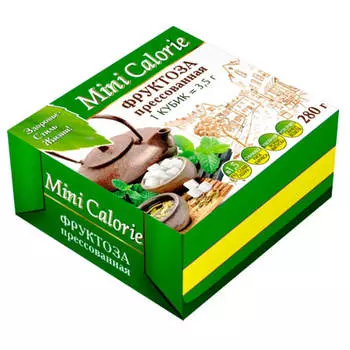 Фруктоза диетическая прессованная Mini Calorie 280г