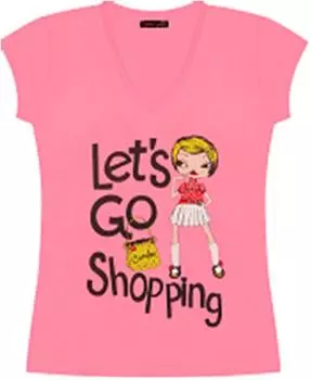 Футболка для девочки коралл р.6-9 такро