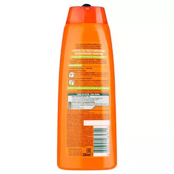 Garnier Fructis Шампунь для волос " Fructis, SOS Восстановление", укрепляющий, для секущихся и очень