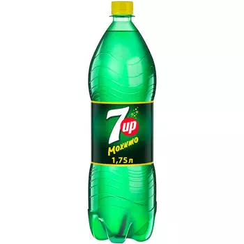 Газ.вода севен ап 1,75л лайм и мята пл/б