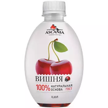 Газированный напиток Аскания 0,33л вишня пэт