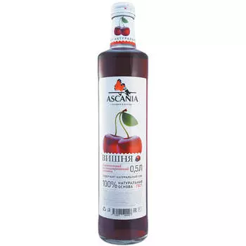 Газированный напиток Аскания 0,5л вишня ст/б